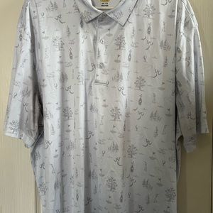 Men's golf shirt xxl gray